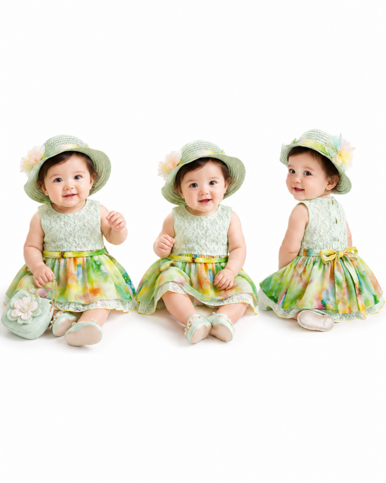Hmms Kız Bebek Yazlık Elbise