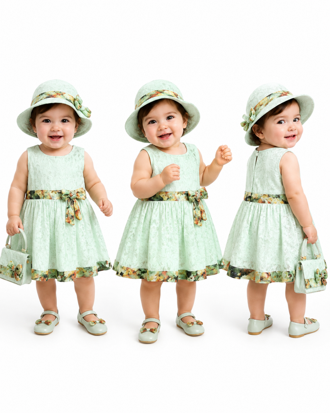 Hmms Kız Bebek Yazlık Elbise