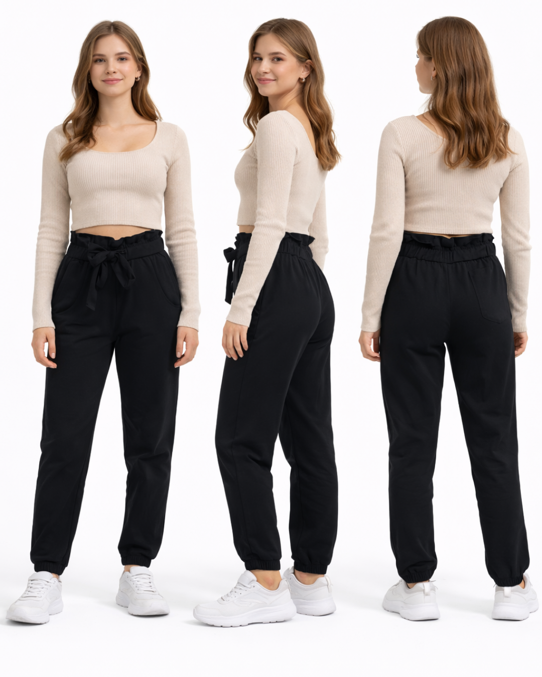 Mışıl Genç Kız Beli Kemerli Pantolon