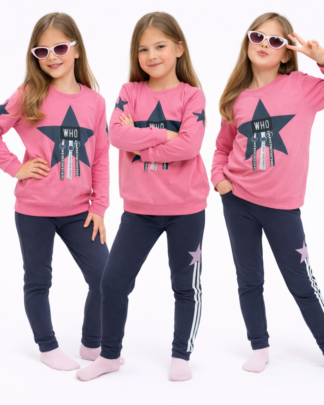 Popshops Kız Çocuk Spor Eşofman Takım