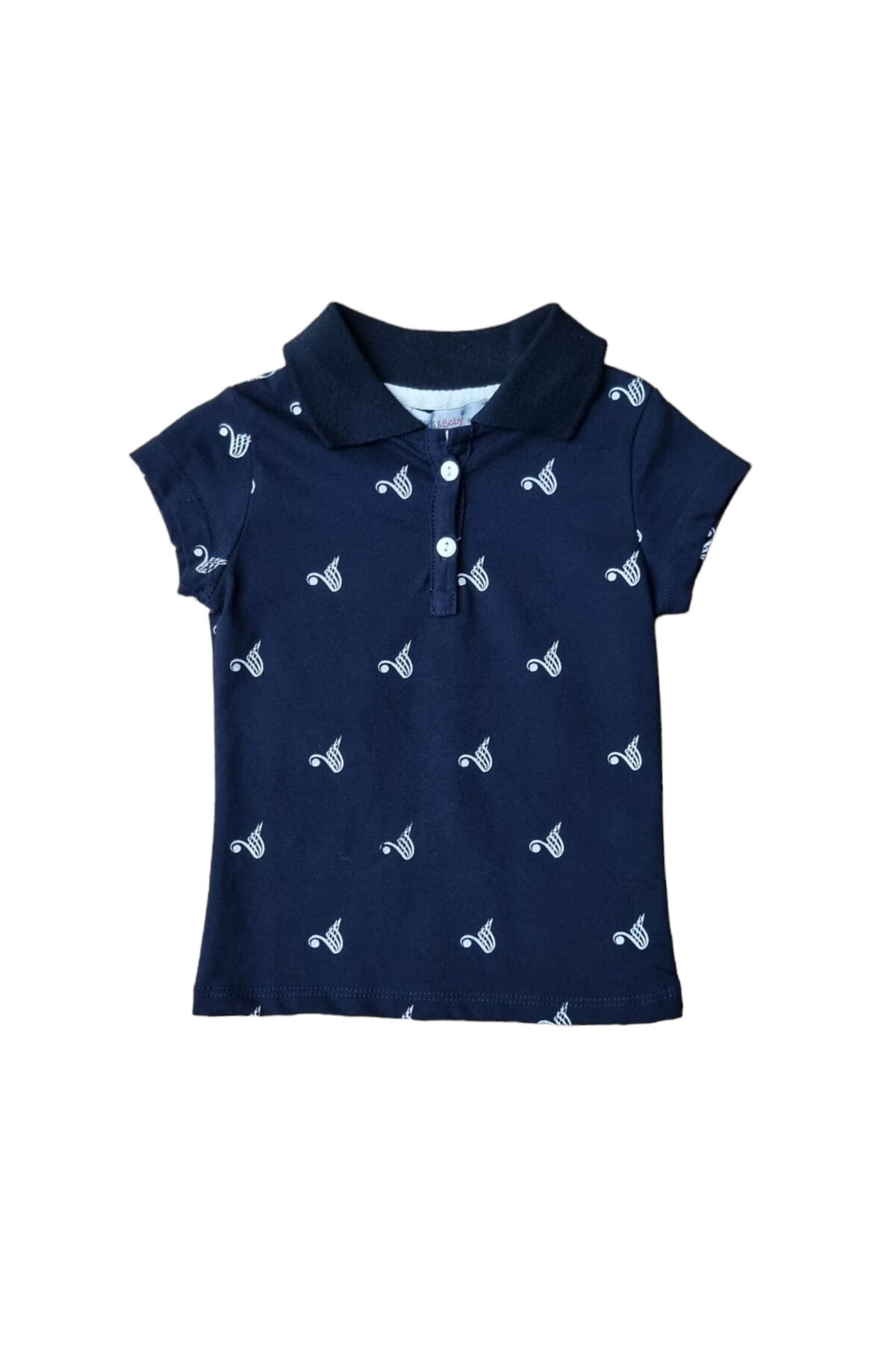 Polo Yaka Erkek Bebek Yazlık T-shirt