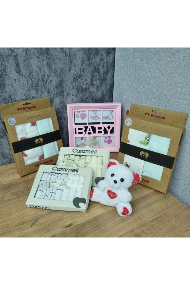 Beberotti Unisex Bebek Müslin Örtü