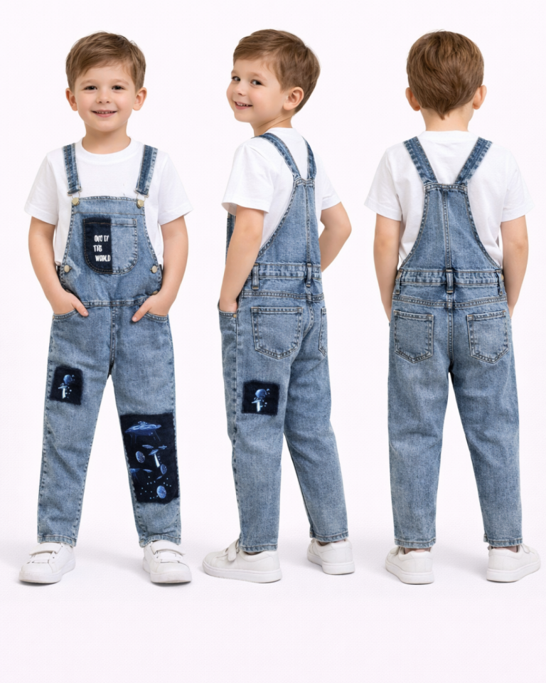 Overdo Erkek Çocuk Kot Salopet Tulum