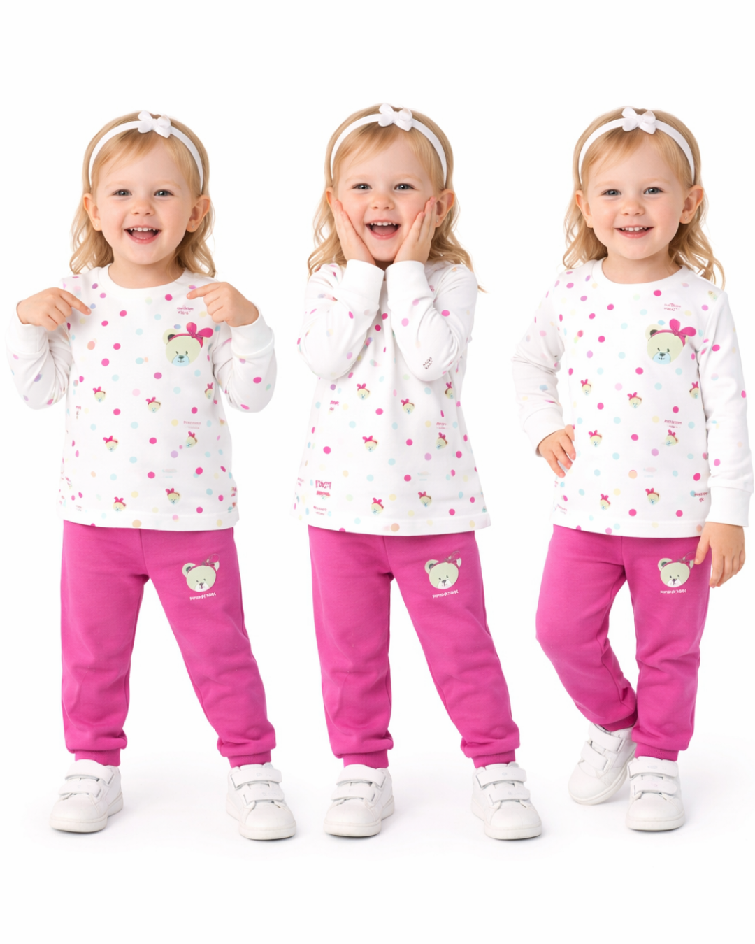 Popshops Kız Bebek Spor Eşofman Takım