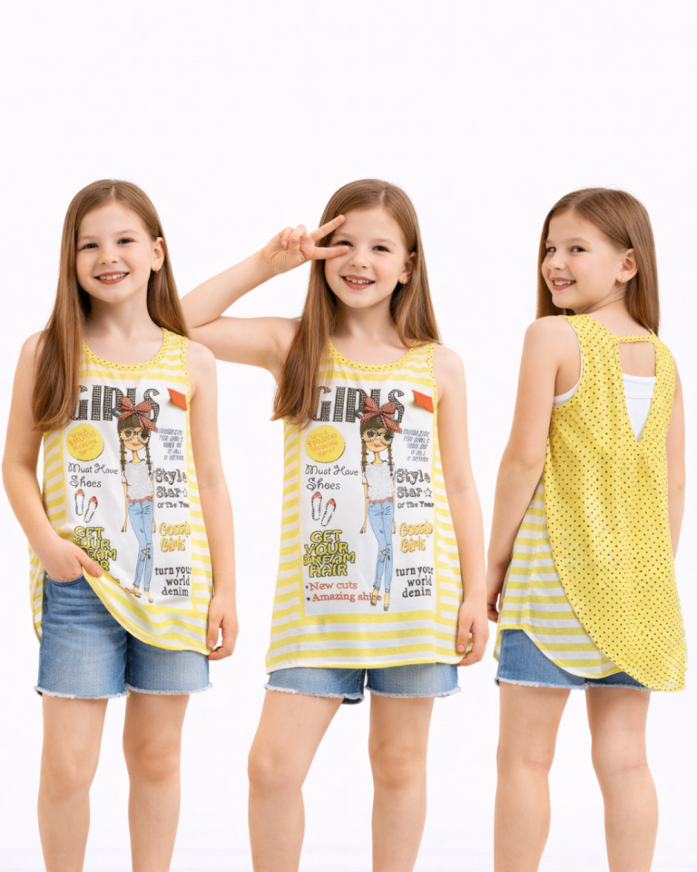 Hımms Kız Çocuk Askılı T-shirt