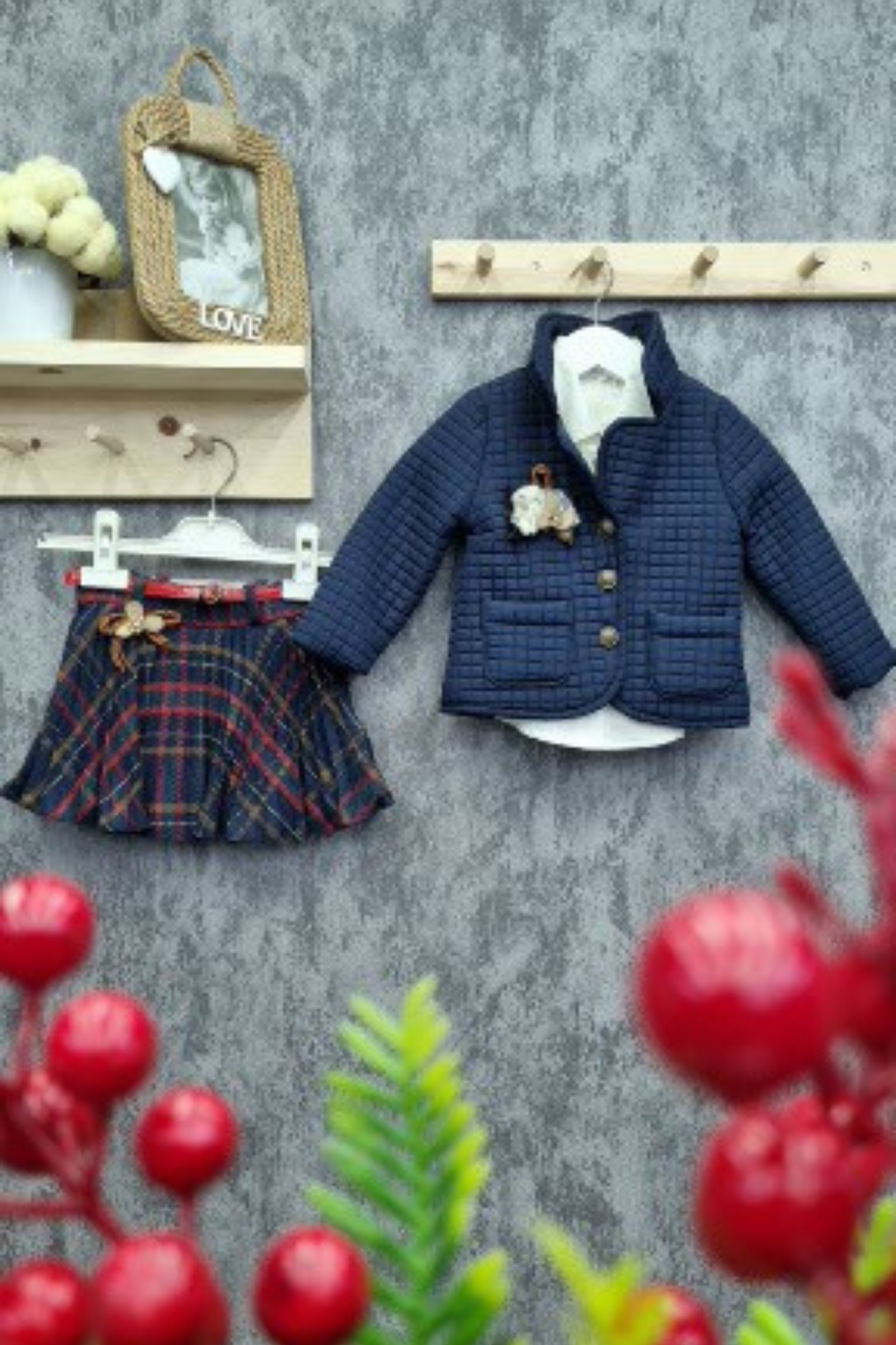 Miss Lore Kız Bebek Ceketli Takım