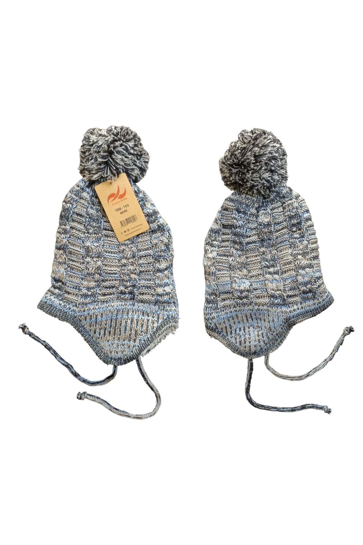 Suyuti Sarmal Renk Örgülü Erkek Bebek Triko Bere