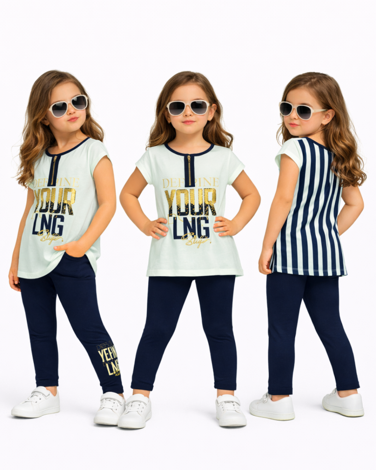 Dmb Kız Çocuk Yazlık Spor Taytlı Takım