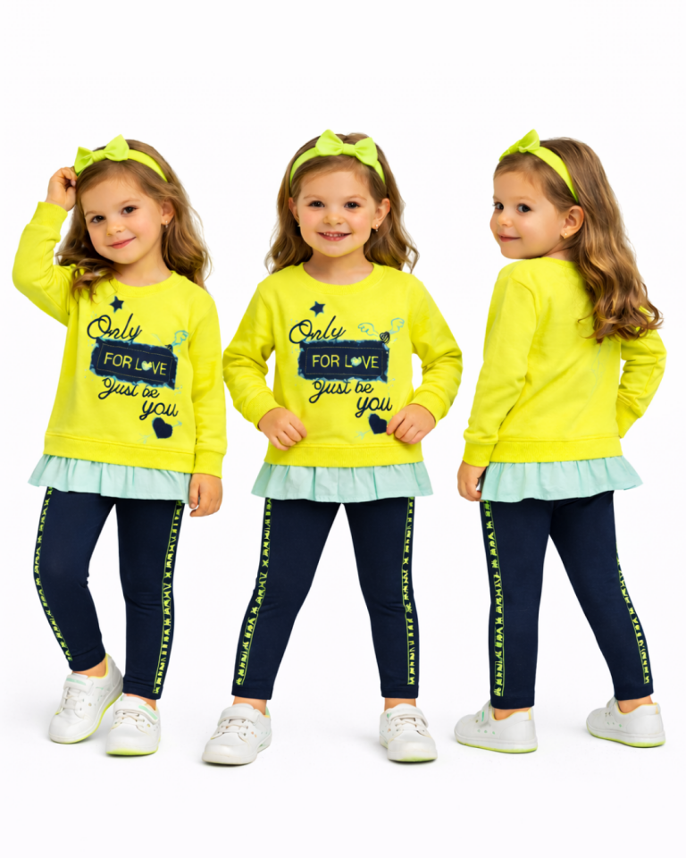 Pelops Kız Bebek Spor Taytlı Takım