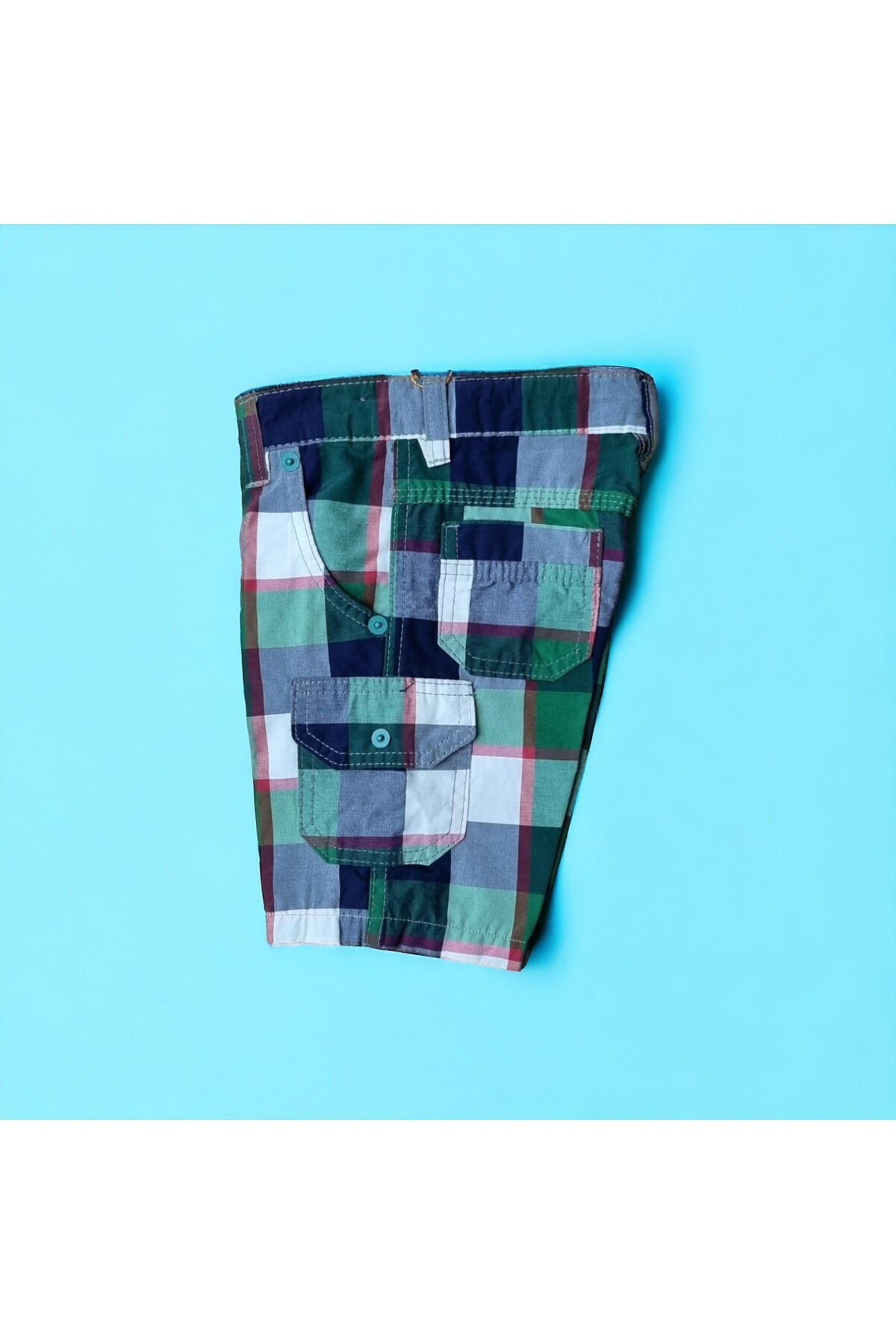 Free Erkek Bebek Yazlık Keten Kapri Şort