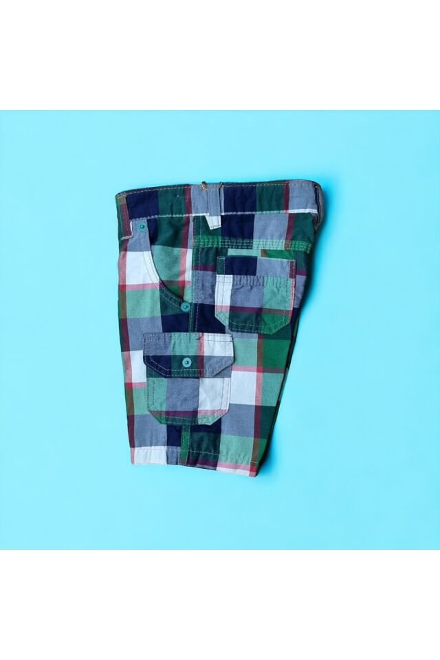 Free Erkek Bebek Yazlık Keten Kapri Şort