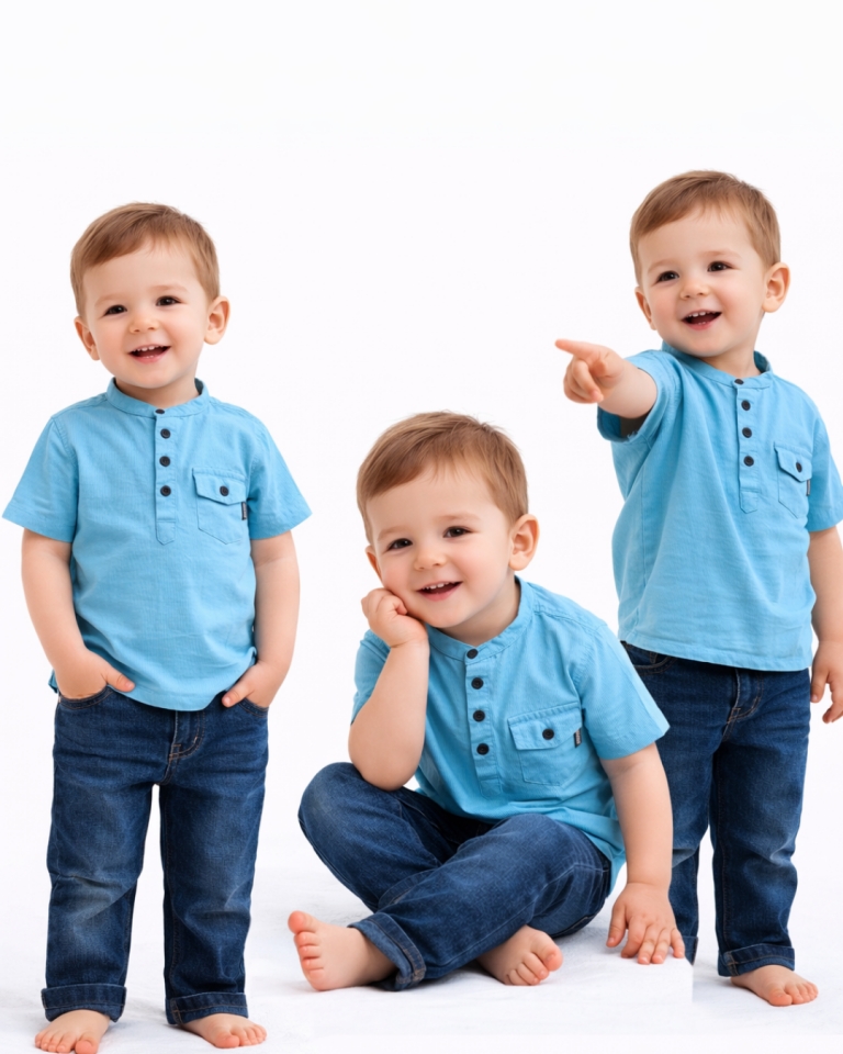 Maia Erkek Bebek Hakim Yaka T-shirt