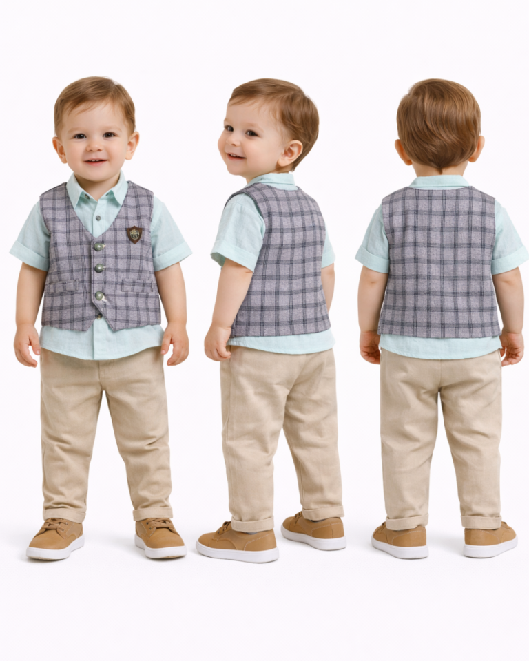 Babyboy Erkek Bebek Cepkenli Gömlek