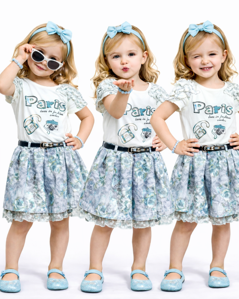 Hımms Kız Çocuk Yazlık Etekli Takım