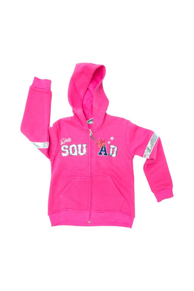 Pelops Kız Çocuk Spor Eşofman Takım Pembe - 7-8 Yaş