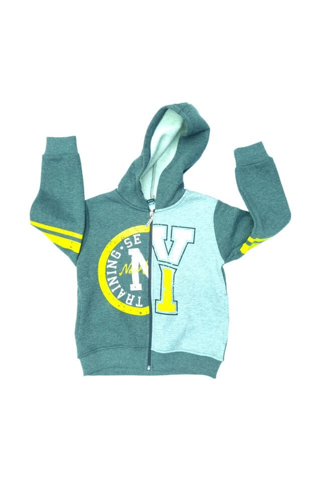 Pelops Erkek Çocuk Spor Eşofman Takım Füme - 6-7 Yaş