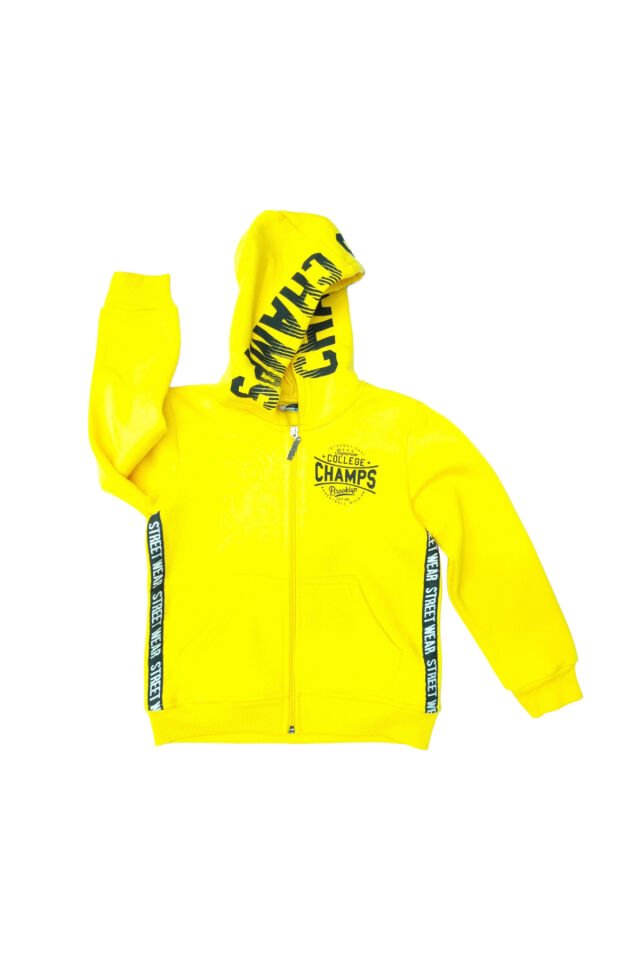 Pelops Erkek Çocuk Spor Eşofman Takım Sarı - 5-6 Yaş