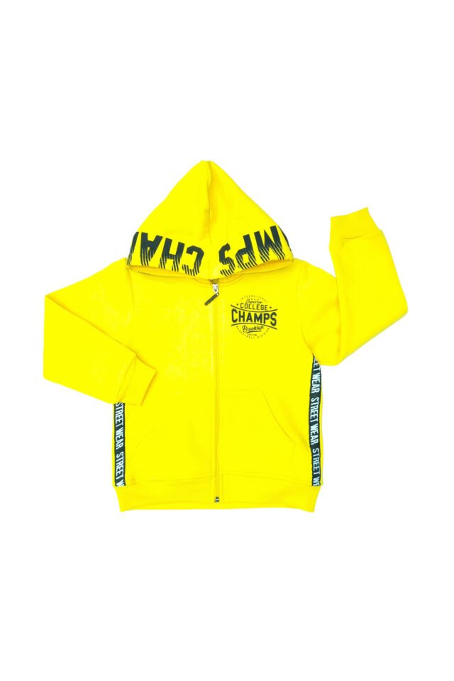 Pelops Erkek Çocuk Spor Eşofman Takım Sarı - 5-6 Yaş