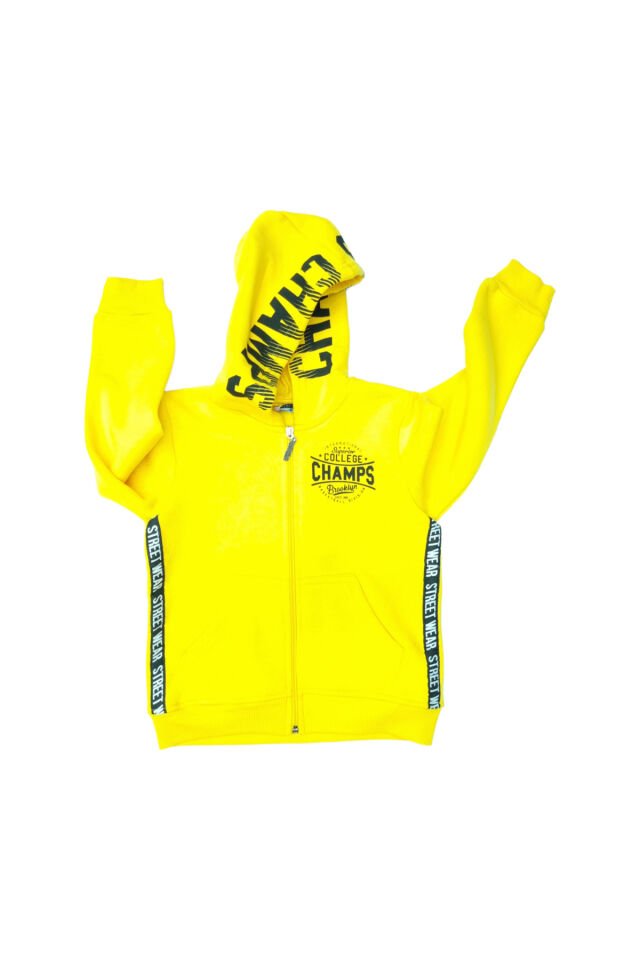 Pelops Erkek Çocuk Spor Eşofman Takım Sarı - 5-6 Yaş