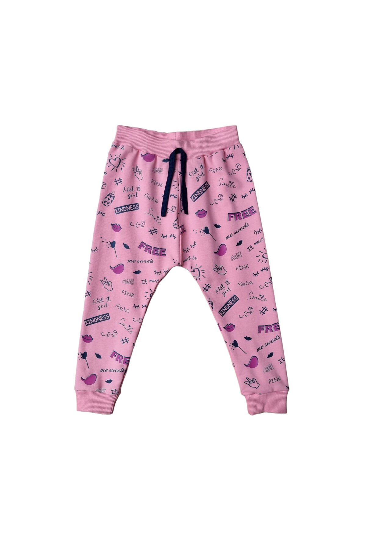 Pelops Kız Çocuk Baskılı Eşofman Altı