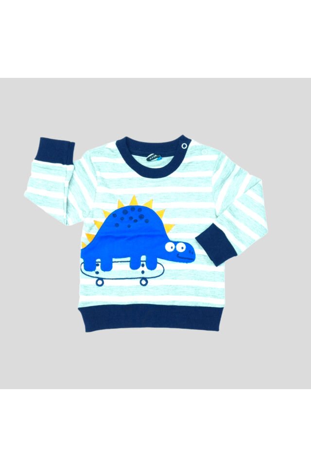 Pelops Erkek Bebek Spor Eşofman Takım Gri - 9 - 12 Ay