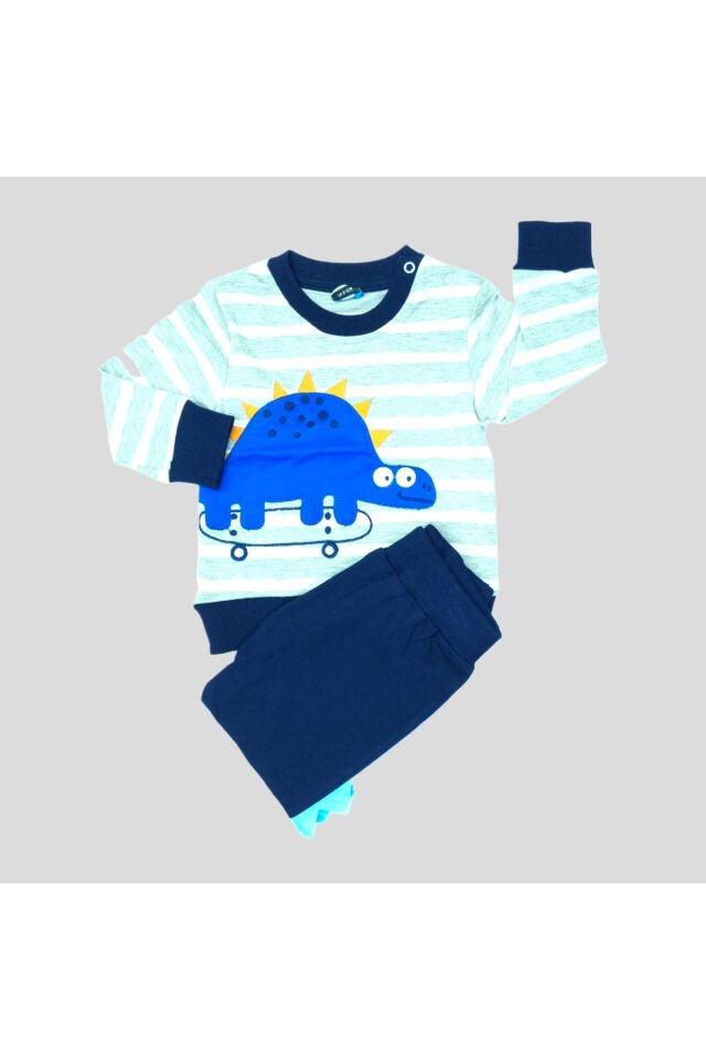 Pelops Erkek Bebek Spor Eşofman Takım Gri - 9 - 12 Ay