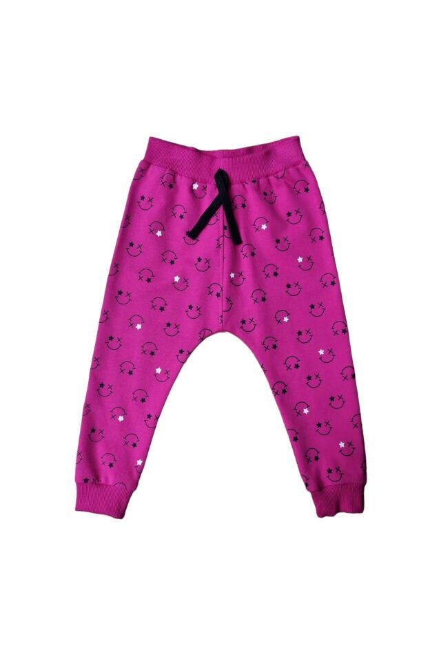 Pelops Kız Bebek Baskılı Eşofman Altı