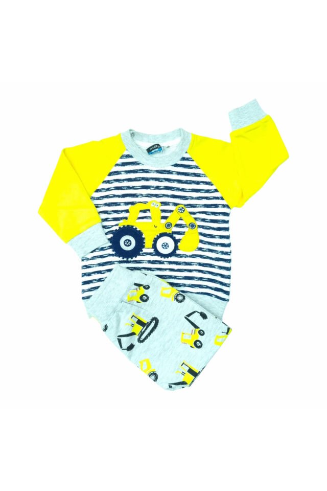 Pelops Erkek Bebek Spor Eşofman Takım Gri - 9 - 12 Ay