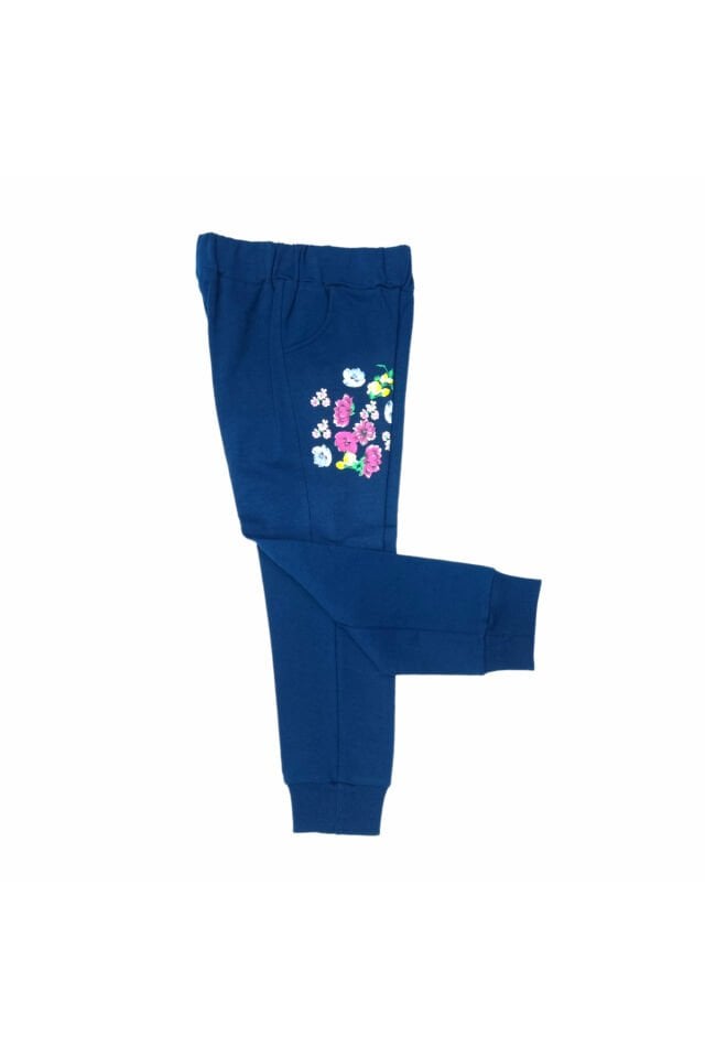 Pelops Kız Çocuk Spor Eşofman Takım Lacivert - 6-7 Yaş