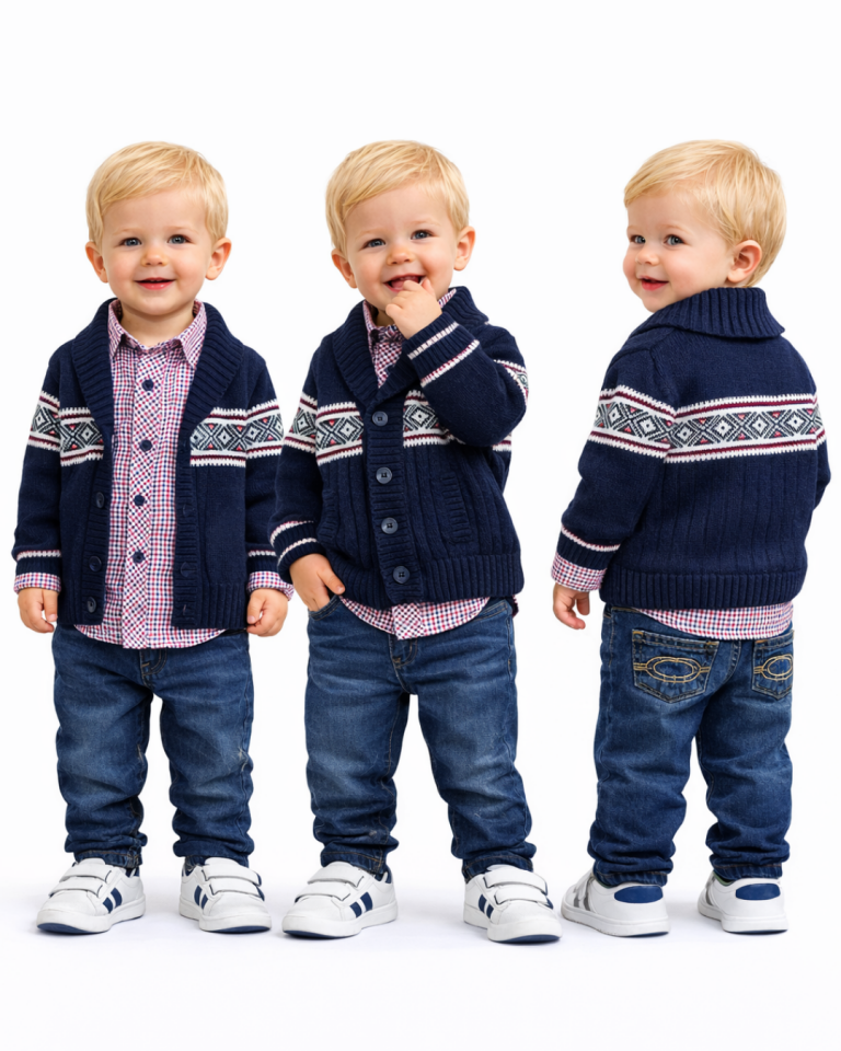 Kts Erkek Bebek Ceketli Üçlü Takım