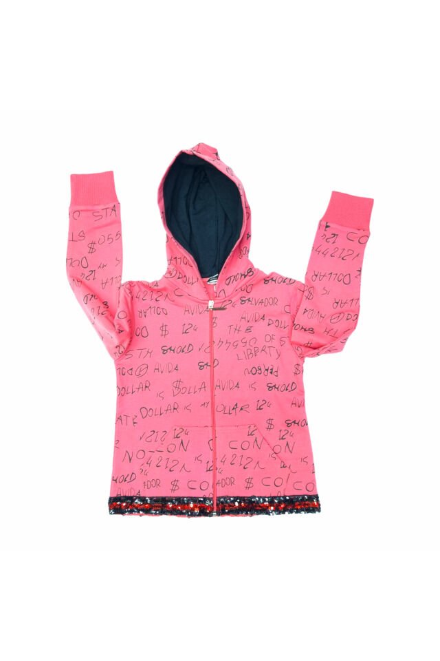 Pelops Kız Çocuk Spor Eşofman Takım Pembe - 8-9 Yaş