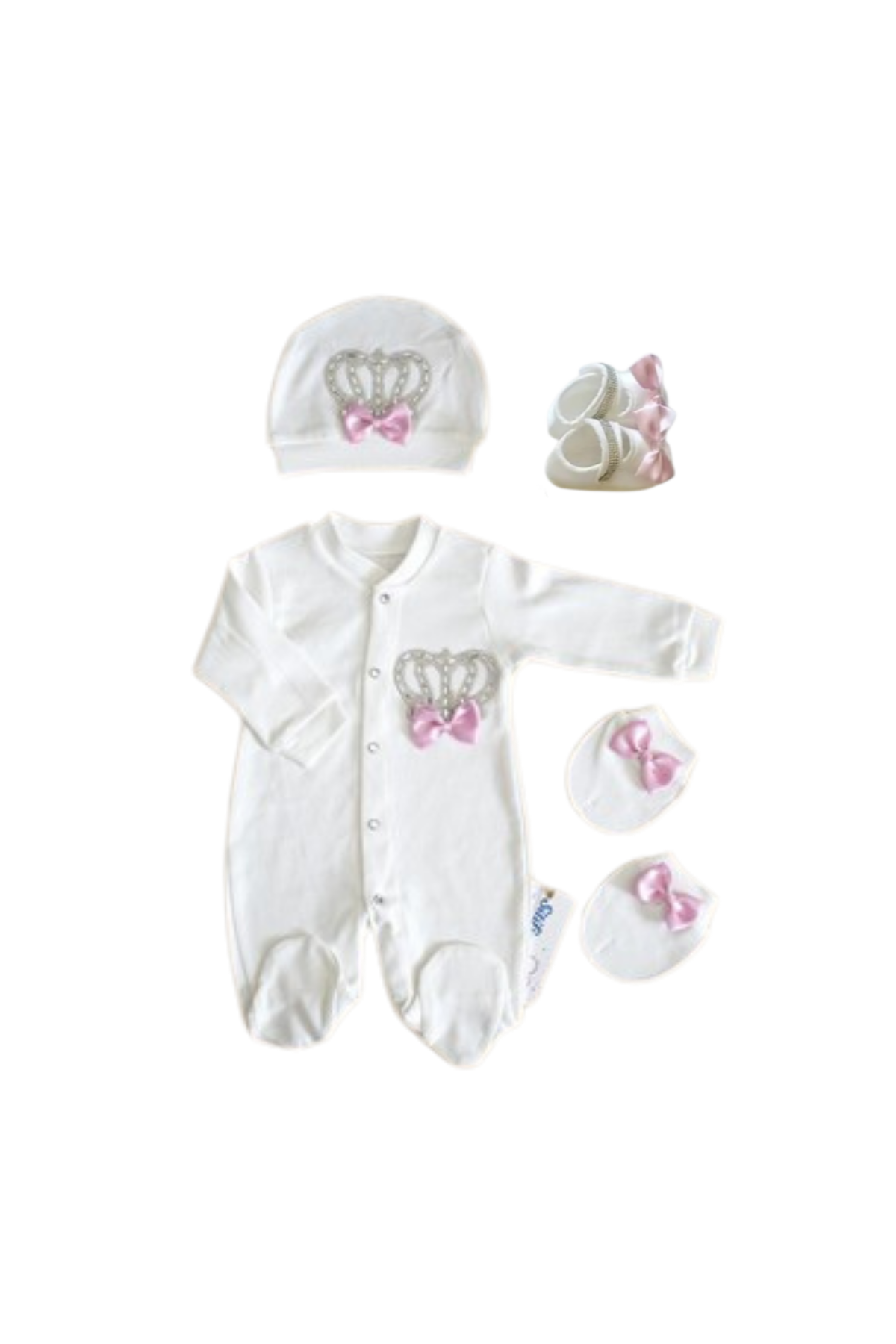 Eda Baby Yenidoğan Bebek Tulum Set