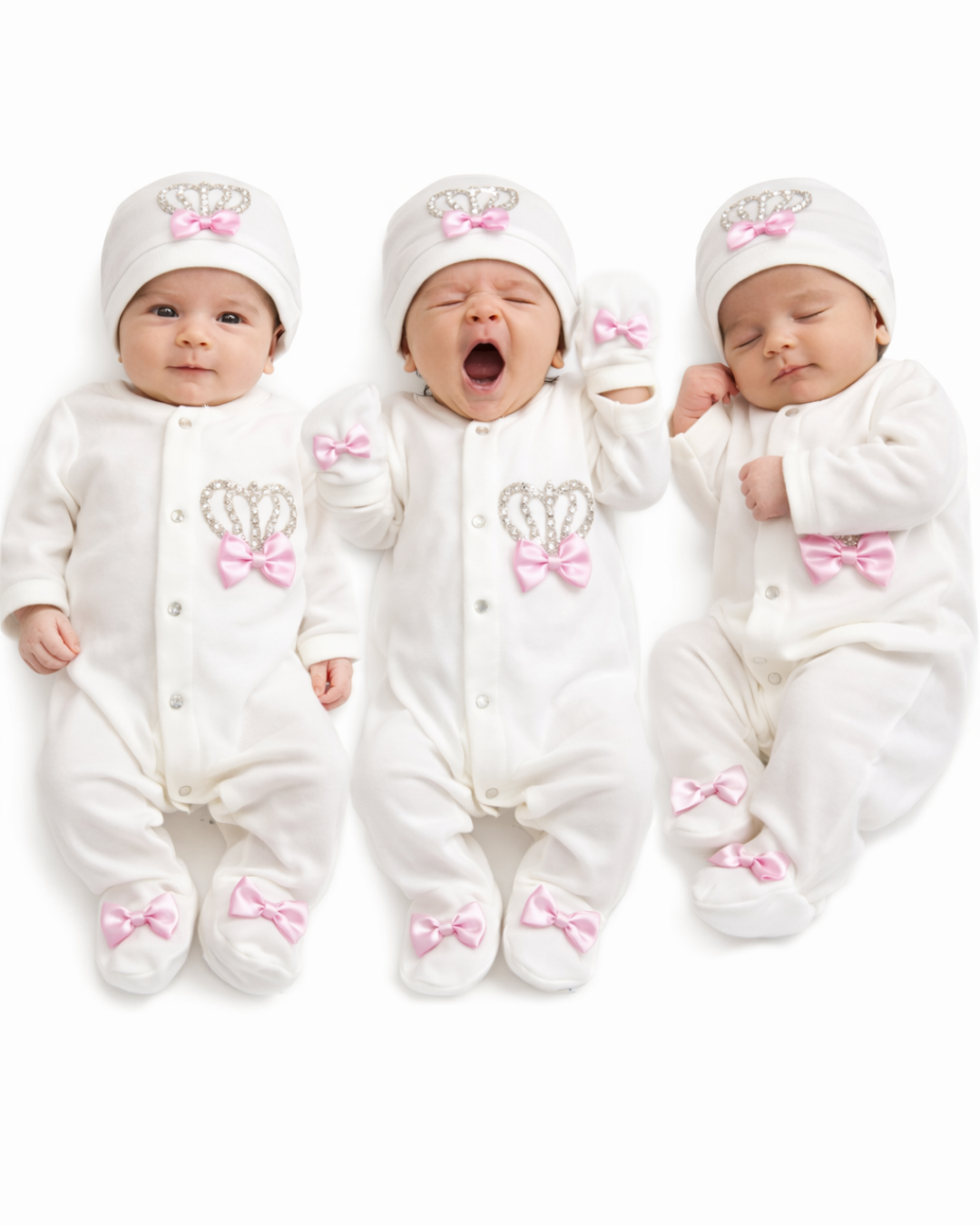 Eda Baby Yenidoğan Bebek Tulum Set