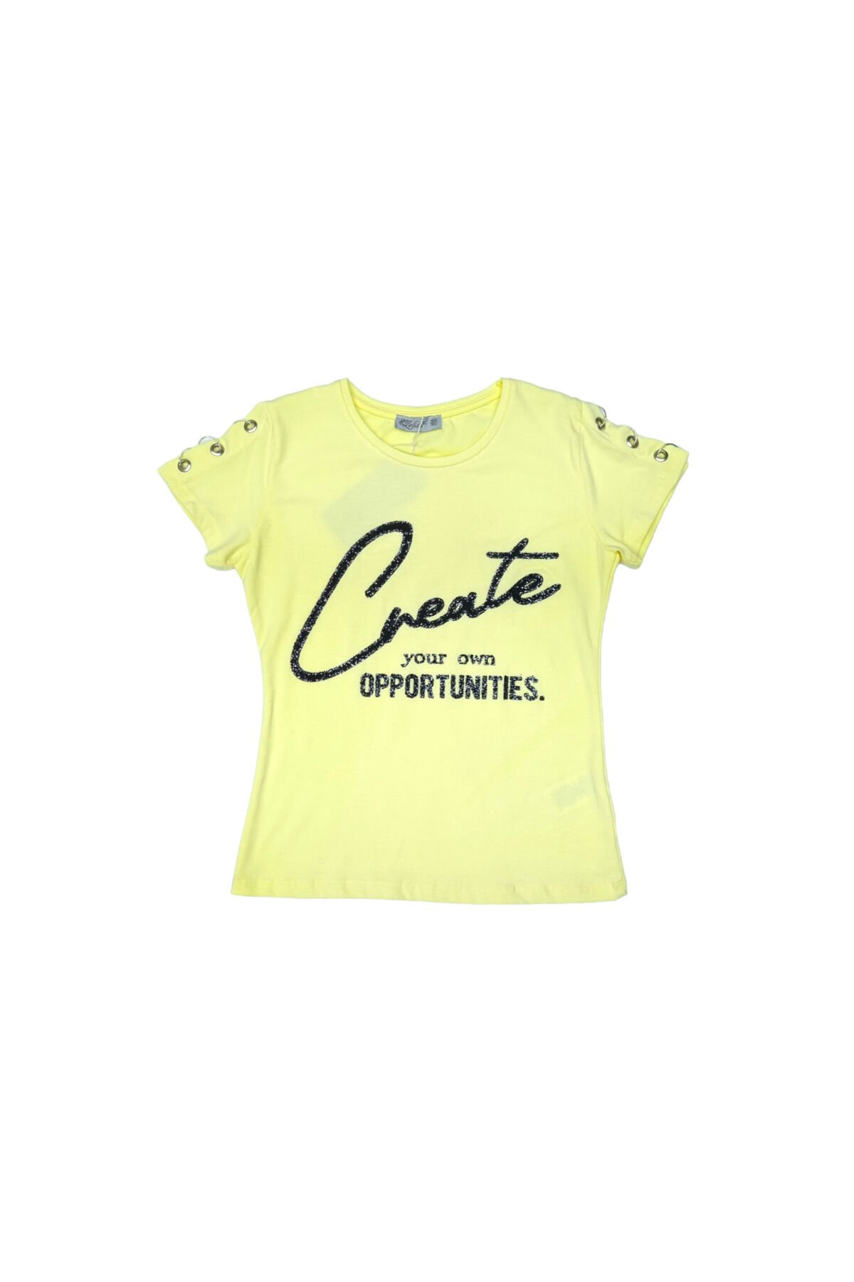 Zelish Genç Kız Create Baskılı Yazlık T-shirt