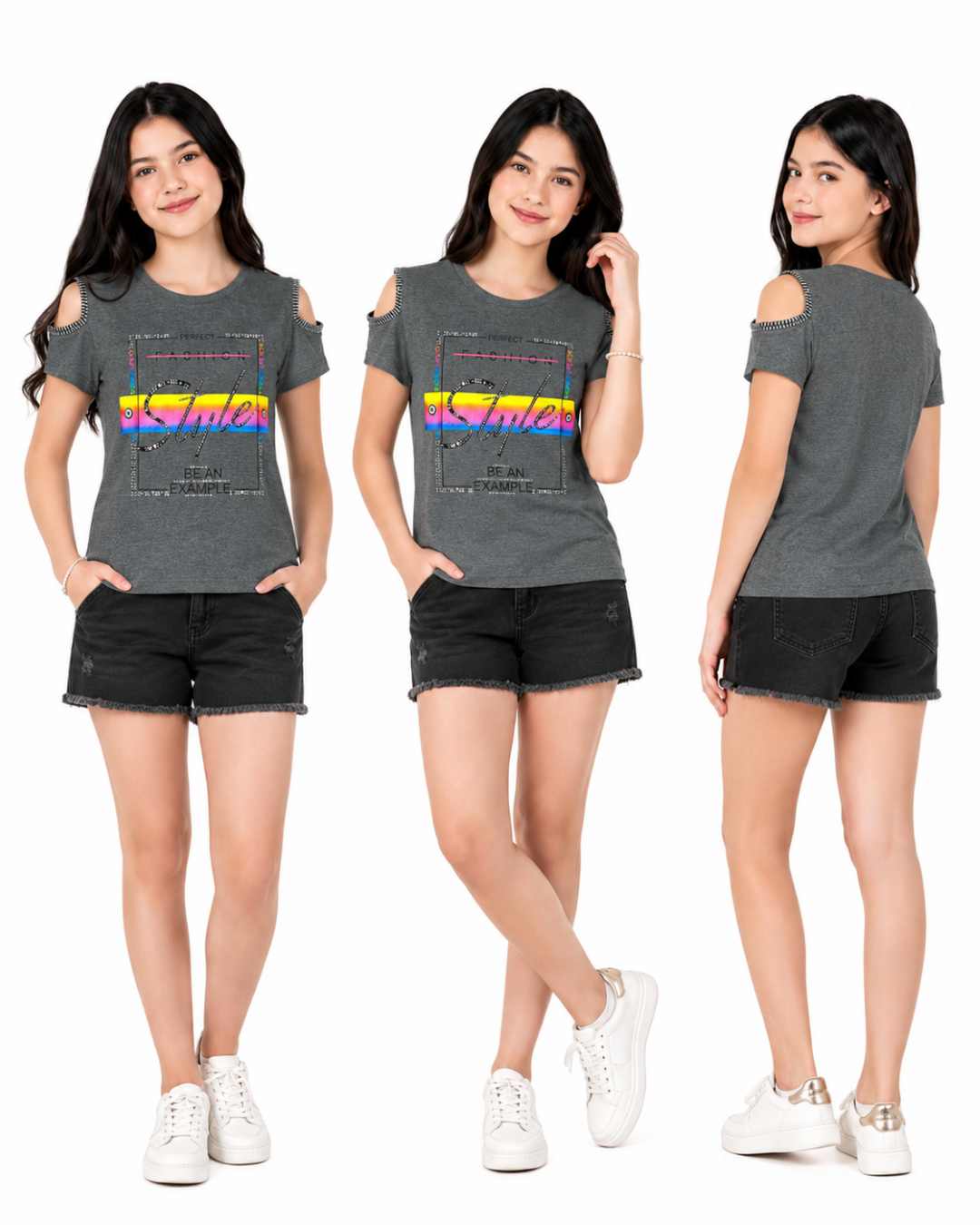 Zelish Genç Kız Style Yazlık T-shirt