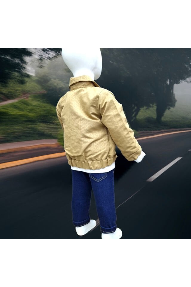 Concept Erkek Bebek Ceketli Takım Kahverengi - 12-18 Ay