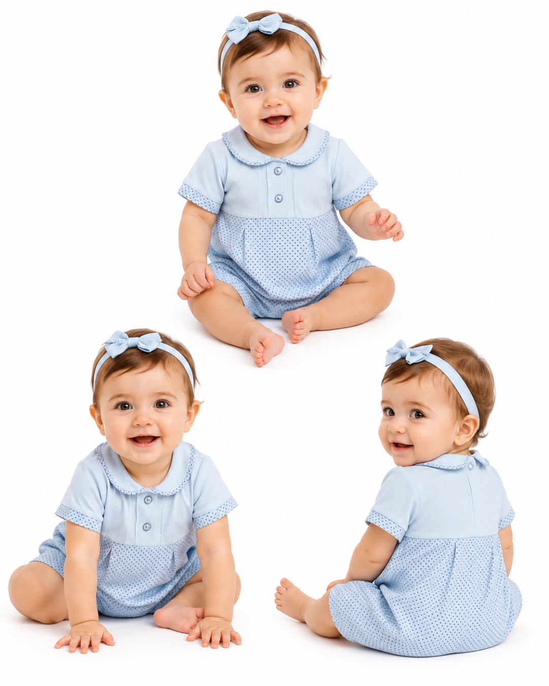 Twetoon Bebe Yaka Unisex Yazlık Tulum
