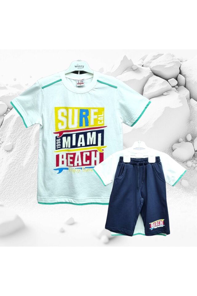 Pelops Erkek Çocuk Şortlu Yazlık Takım