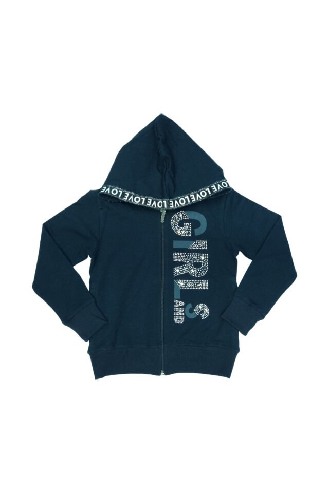Pelops Kız Çocuk Spor Eşofman Takım Siyah - 7-8 Yaş