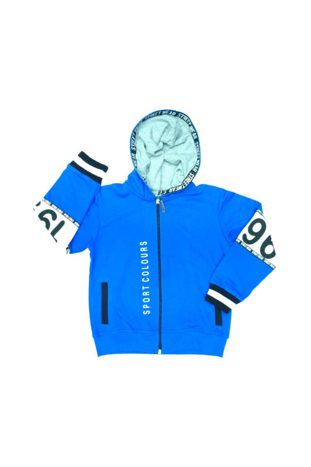 Pelops Erkek Çocuk Spor Eşofman Takım Mavi - 5-6 Yaş