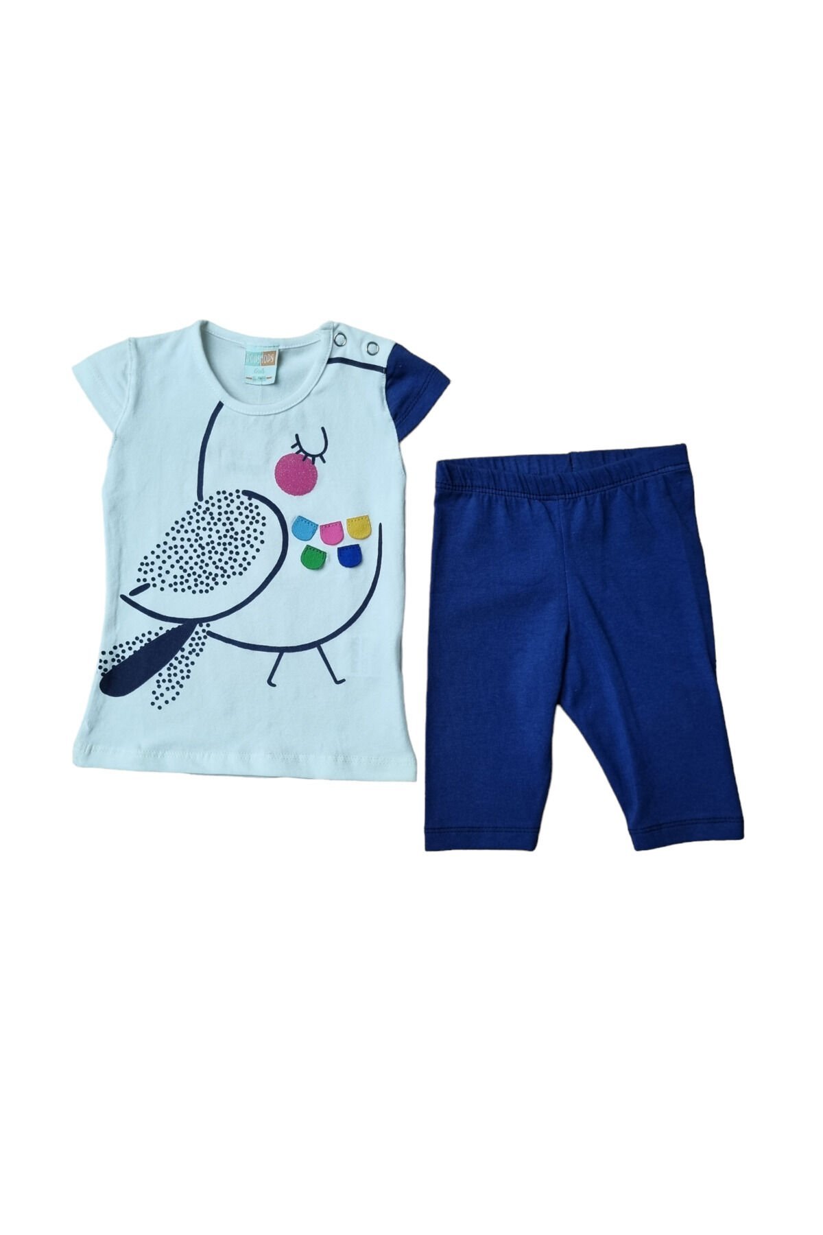 Popshops Kız Bebek Renkli Kuş Takım