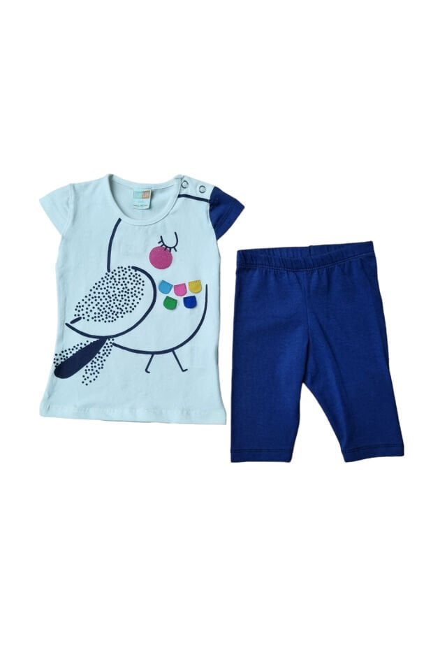 Popshops Kız Bebek Renkli Kuş Takım