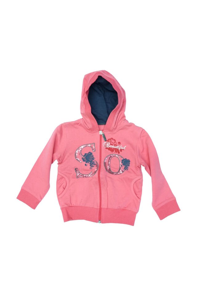 Pelops Kız Bebek Spor Eşofman Takım Pembe - 3 Yaş
