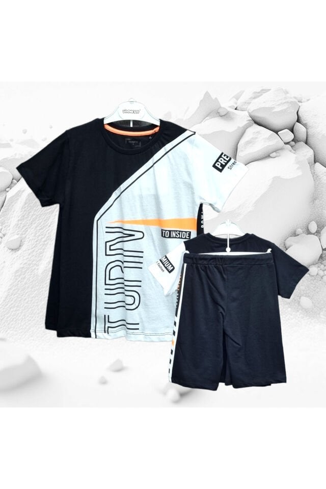 Divonette Turn To İnside Erkek Çocuk Şortlu Takım