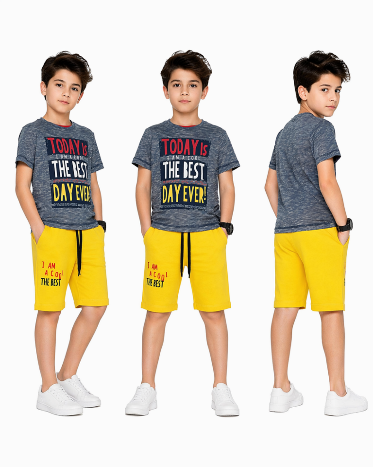 Dmb The Best Day Erkek Çocuk Şortlu Yazlık Takım