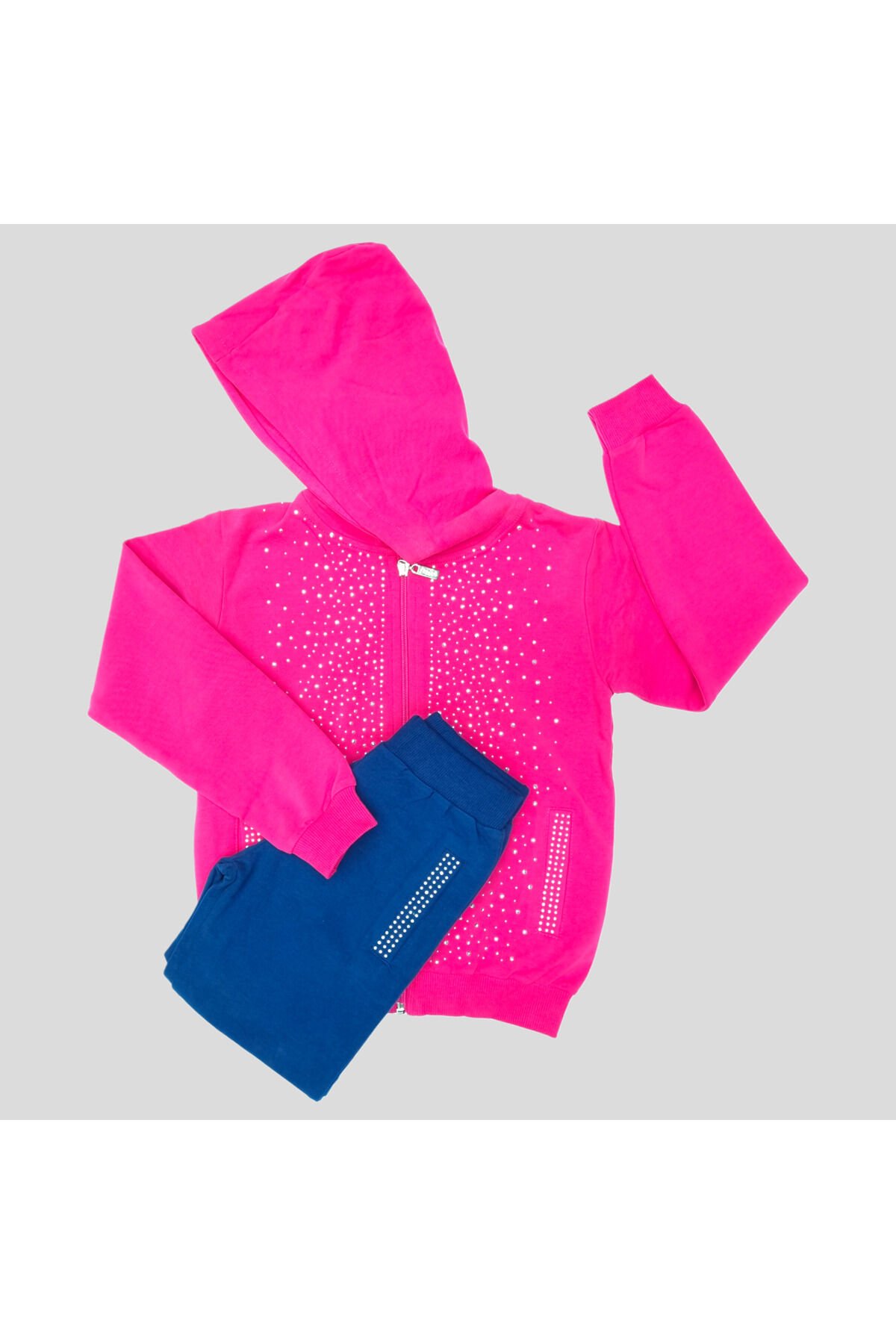 Breeze Kız Çocuk Spor Eşofman Takım Pembe - 5 Yaş