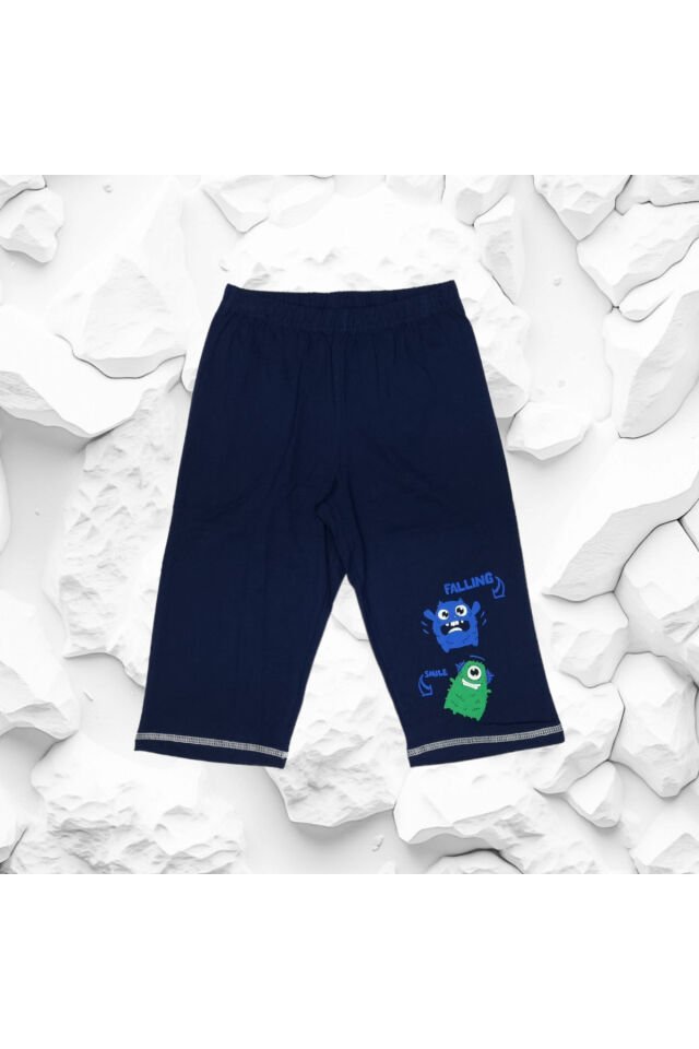 Rolypoly Monster Erkek Çocuk Şortlu Yazlık Takım