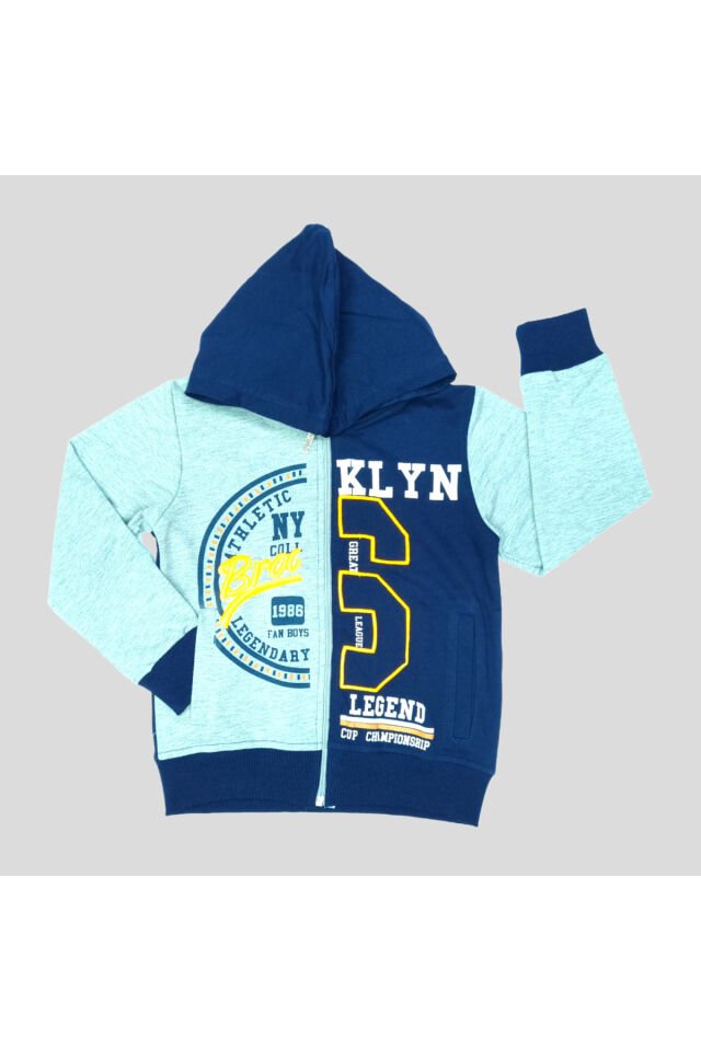 Pelops Erkek Çocuk Spor Eşofman Takım Lacivert - 6-7 Yaş