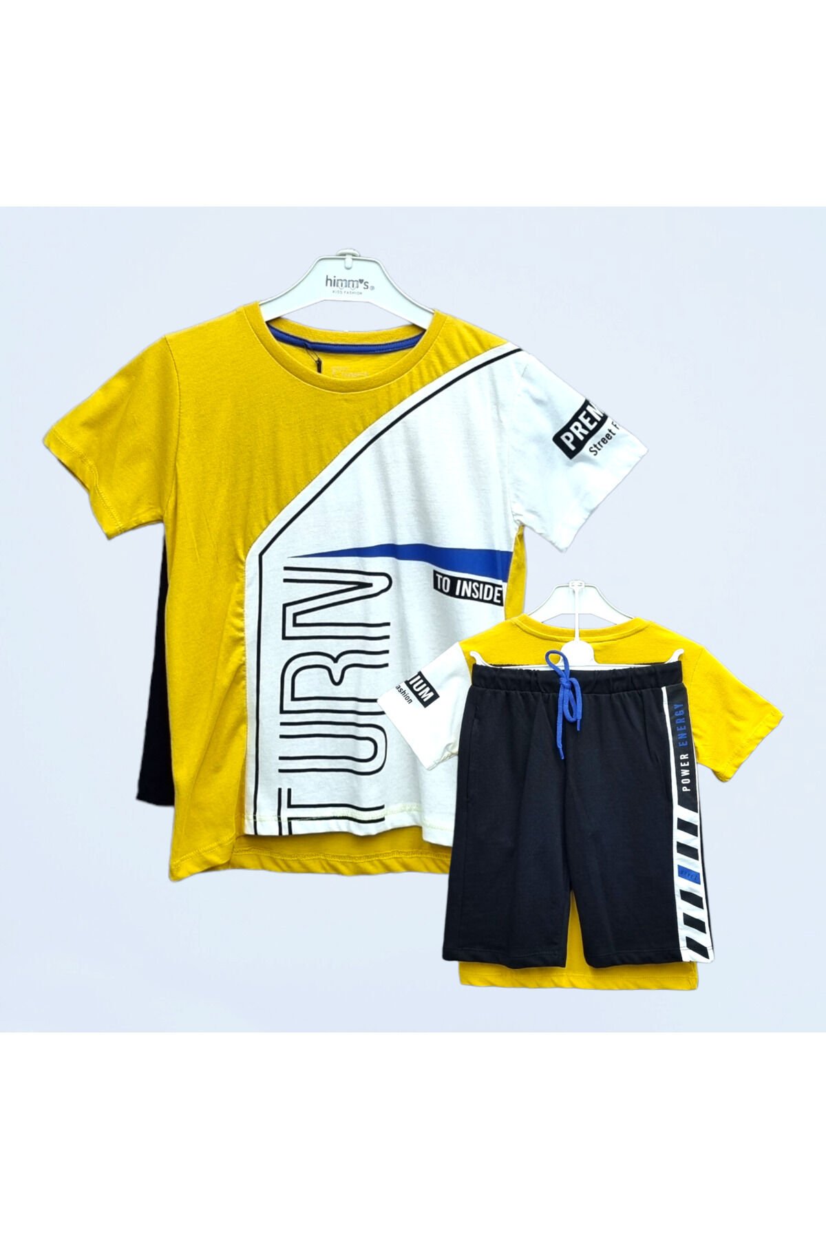 Divonette Turn To İnside Erkek Çocuk Şortlu Yazlık Takım