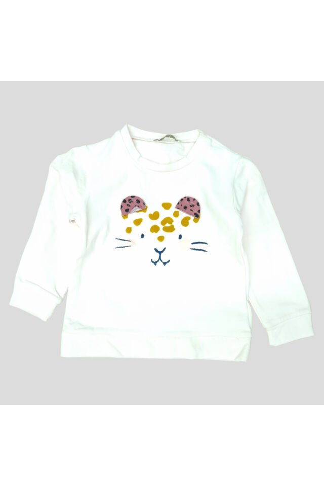 Via Kız Bebek Spor Taytlı Takım Krem - 3 Yaş